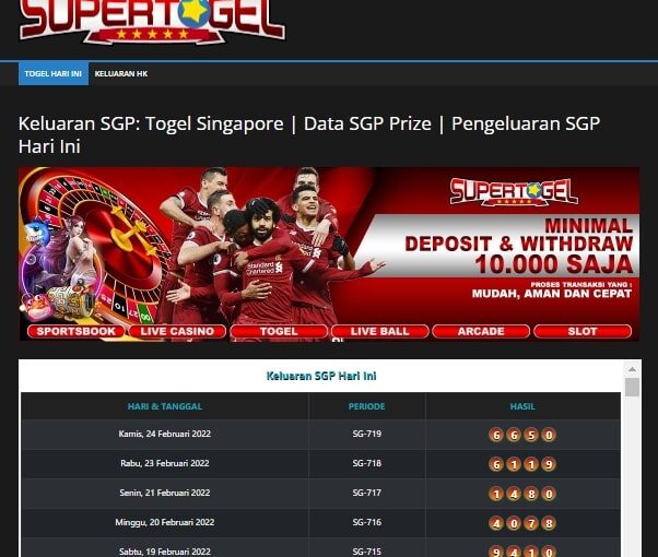 Hasil Pengeluaran SGP Hari Ini Sebagai Alat Penting Togel Singapore Pools